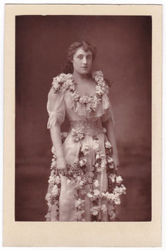 Julia Neilson as Drusilla Ives "The Dancing Girl" W. & D. Downey. 1892. Woodburytype
