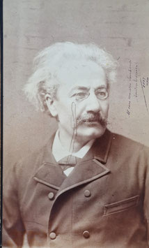 Auguste Acanthe Boudouresque. Bass. Photo by Giulio Rossi. Large signed photograph dated 1887