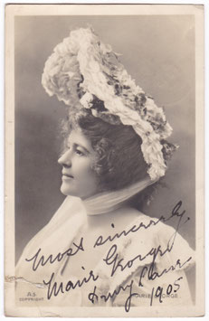 Marie George. Dunn A 5. Signed postcard, dated 1905