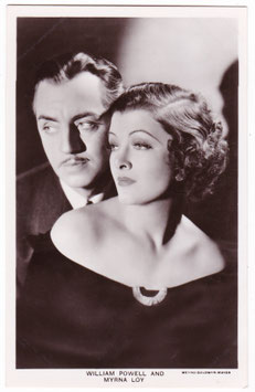 William Powell and Myrna Loy. Film Partners P 161