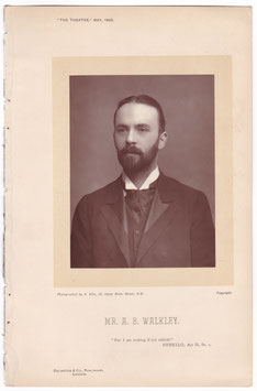 Arthur Bingham Walkley. Alfred Ellis, 1892. Carbon