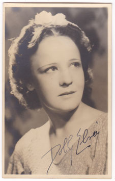 Dolly Elsie. Dance band vocalist. Signed postcard