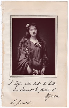 Florence Gerald as Ophelia in "Hamlet" Carbon