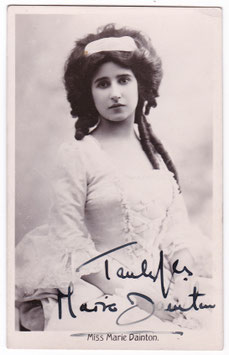 Marie Dainton. Signed postcard
