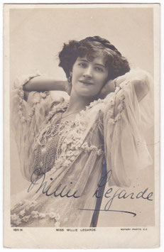 Millie Legarde. Rotary 1511 H. Signed postcard