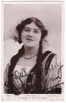 Isabel Jay "Dear Little Denmark" Rotary 11550 J. Signed postcard