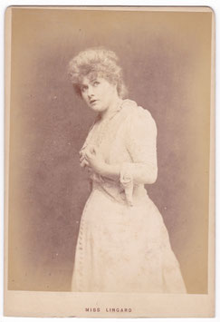 Alice Lingard. London Stereoscopic cabinet photo