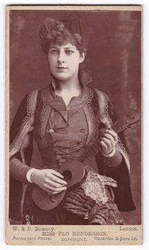 Flo Henderson. W & D Downey. Taunus ad. CDV