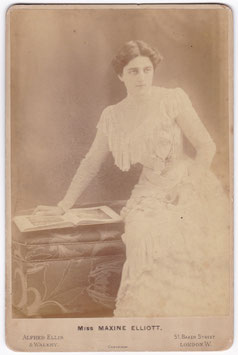 Maxine Elliott. Alfred Ellis & Walery cabinet photo
