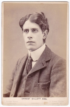 Ernest Willett. Alfred Ellis & Walery cabinet photo