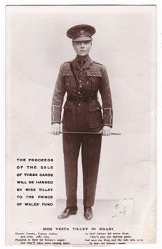 Vesta Tilley in Khaki. War Relief Fund. Philco
