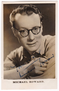 Michael Howard. Signed photograph