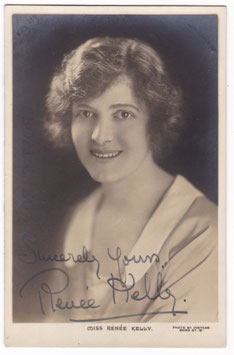 Renée Kelly. Instead, London. Signed postcard