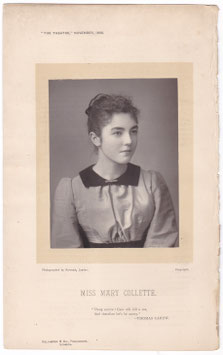 Mary Collette. Barraud, 1890. Carbon
