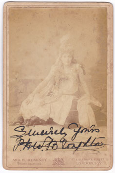 Phyllis Broughton. W & D Downey. Signed cabinet photo
