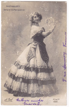 Mistinguett (Jeanne Florentine Bourgeois) "La Vie Parisienne"