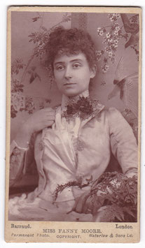 Fanny Moore. Barraud, London. Taunus ad. CDV