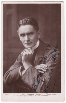 Lawrence Leyton "The Hypocrites" Rotary 1271 E. Signed postcard