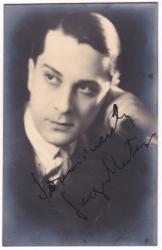 Georges Metaxa. Signed photo
