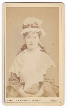 Clara Rousby as Charlotte Corday. Fradelle & Marshall, London CDV