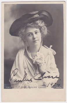 Pauline Chase. Faulkner 416 C. Signed postcard