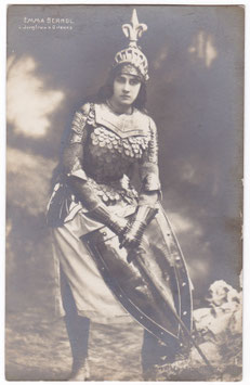 Emma Berndl as Joan Of Arc "The Maid of Orleans"