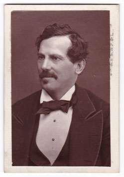 George Washington Moore. Music hall impresario. Woodburytype CDV