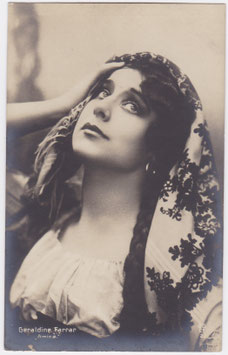 Geraldine Farrar "Amica" S D Farrar, Melrose, MA postcard