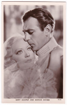 Gary Cooper and Marion Davies. Film Partners P 134