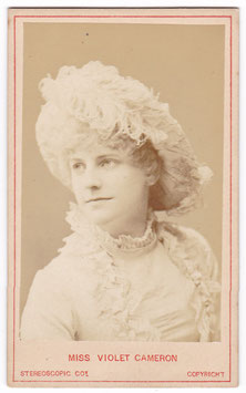 Violet Cameron. London Stereoscopic Co. CDV