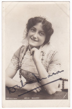 Delia Mason. Rotary 1593. Signed postcard