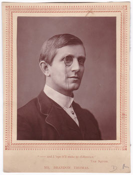 Walter Brandon Thomas. Barraud. 1887.