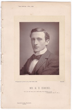 Henry Vernon Esmond. Elliott & Fry, 1892. Carbon