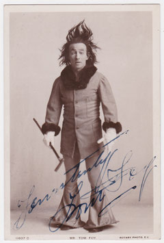 Tom Foy. Comedian. Rotary 11607 C. Signed postcard