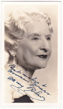 May Robson. Signed photocard