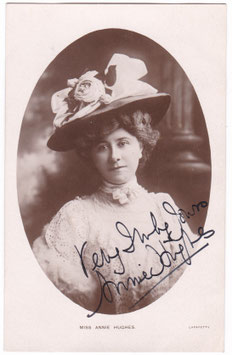 Annie Hughes. Lafayette. Signed postcard