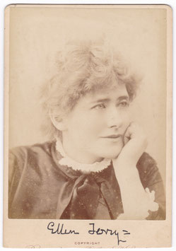 Ellen Terry. Barraud. Signed cabinet photo