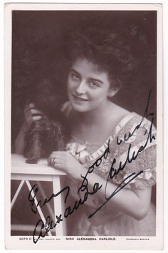 Alexandra Carlisle. Rotary 4073 C. Signed postcard