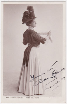 Ada Reeve. Rotary 4167 K. Signed postcard