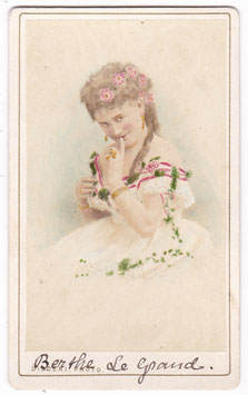 Berthe Le Grand. Disdéri, Paris. CDV