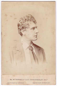 William Terriss "The Harbour Lights" Window & Grove cabinet photo