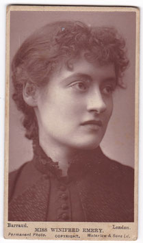 Winifred Emery. Barraud, London. CDV