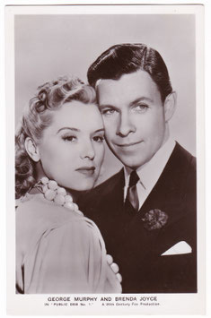 George Murphy and Brenda Joyce "Public Deb No. 1" Film Partners P 318