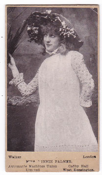 Minnie Palmer. Walker, London. Automatic Machines Union. CDV
