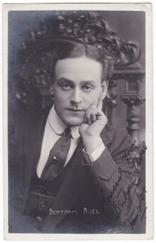 Bertram Noël. Comedian and mimic. Signed postcard