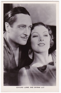 Edmund Lowe and Myrna Loy. Film Partners 23