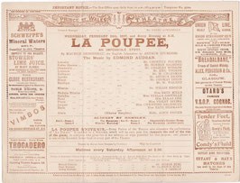 La Poupée. Courtice Pounds, Willie Edouin, Kate Mills, Violet Irving, Alice Favier, Stella Gastelle. Prince Of Wales, 1897/98