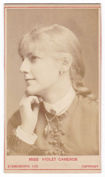 Violet Cameron. London Stereoscopic Co. CDV