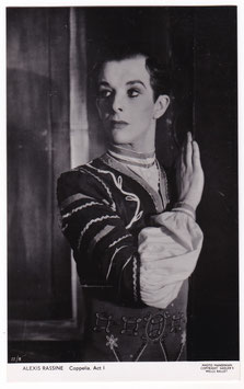 Alexis Rassine "Coppelia" Sadler's Wells Ballet. Photocard
