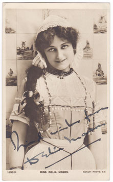 Delia Mason. Rotary 1593 H. Signed postcard
